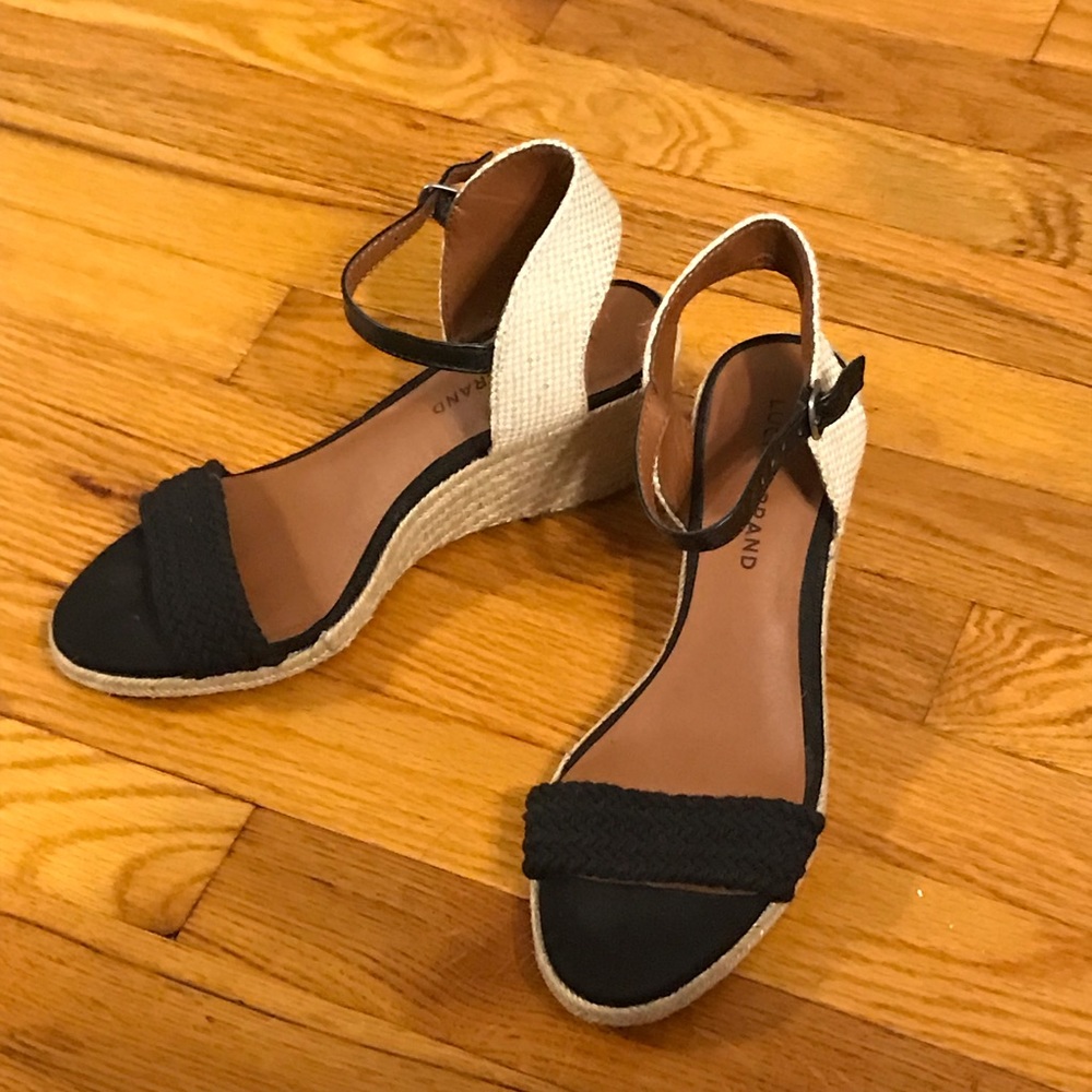 Lucky Brand Katereena Espadrille Wedge shoe 8.5